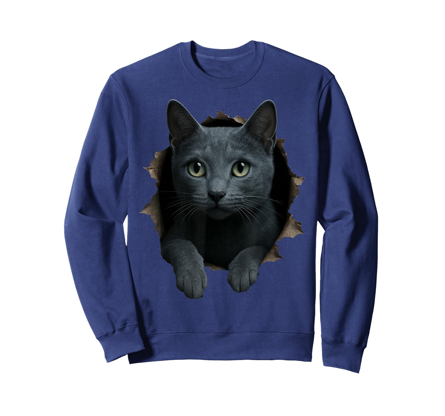 Russian Blue Cat Lovers Adorable Animal Pet Cat Owners T-Shirt