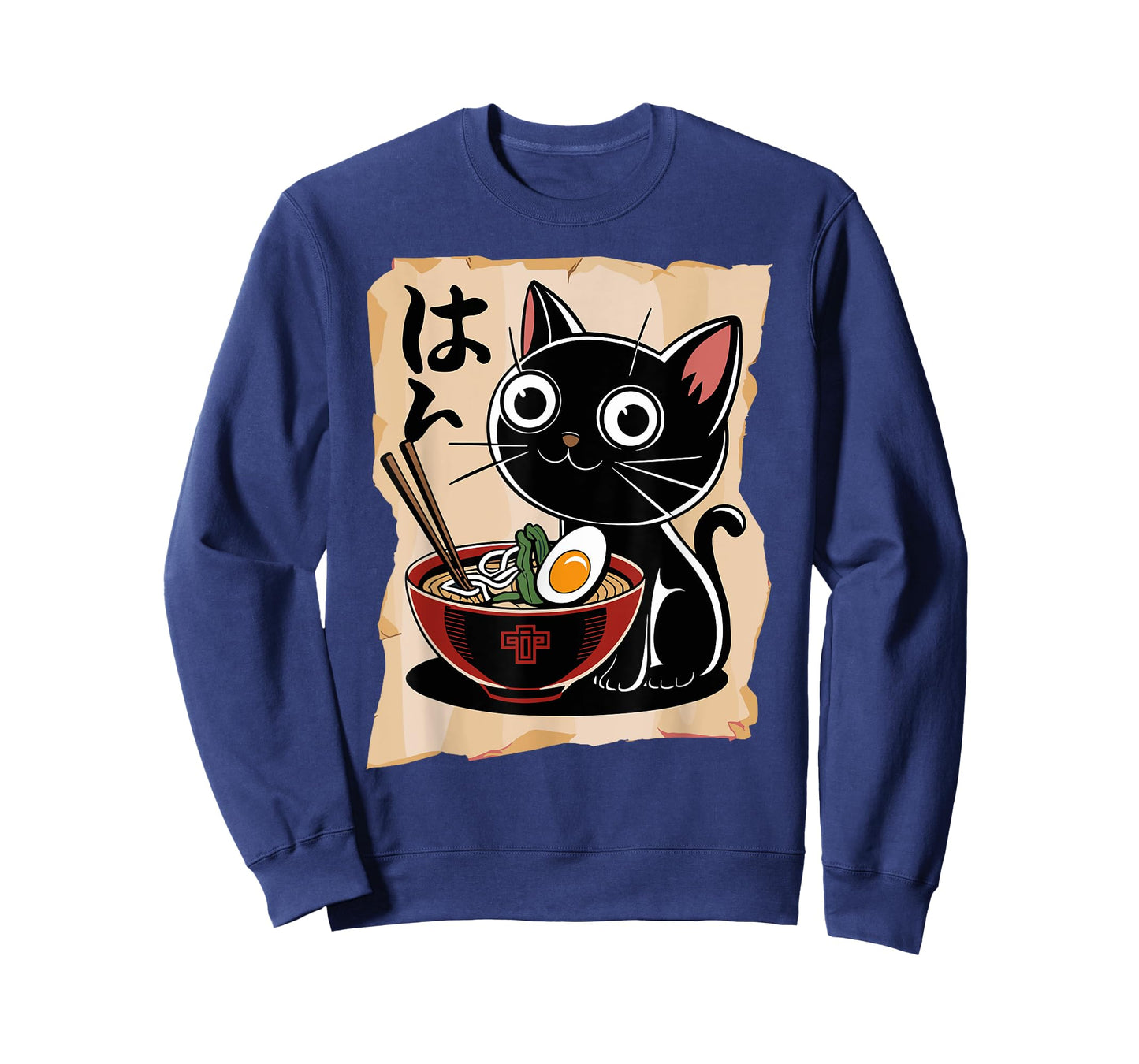 Funny Cat Ramen Noodle Japanese Kawaii Anime Otaku Style T-Shirt