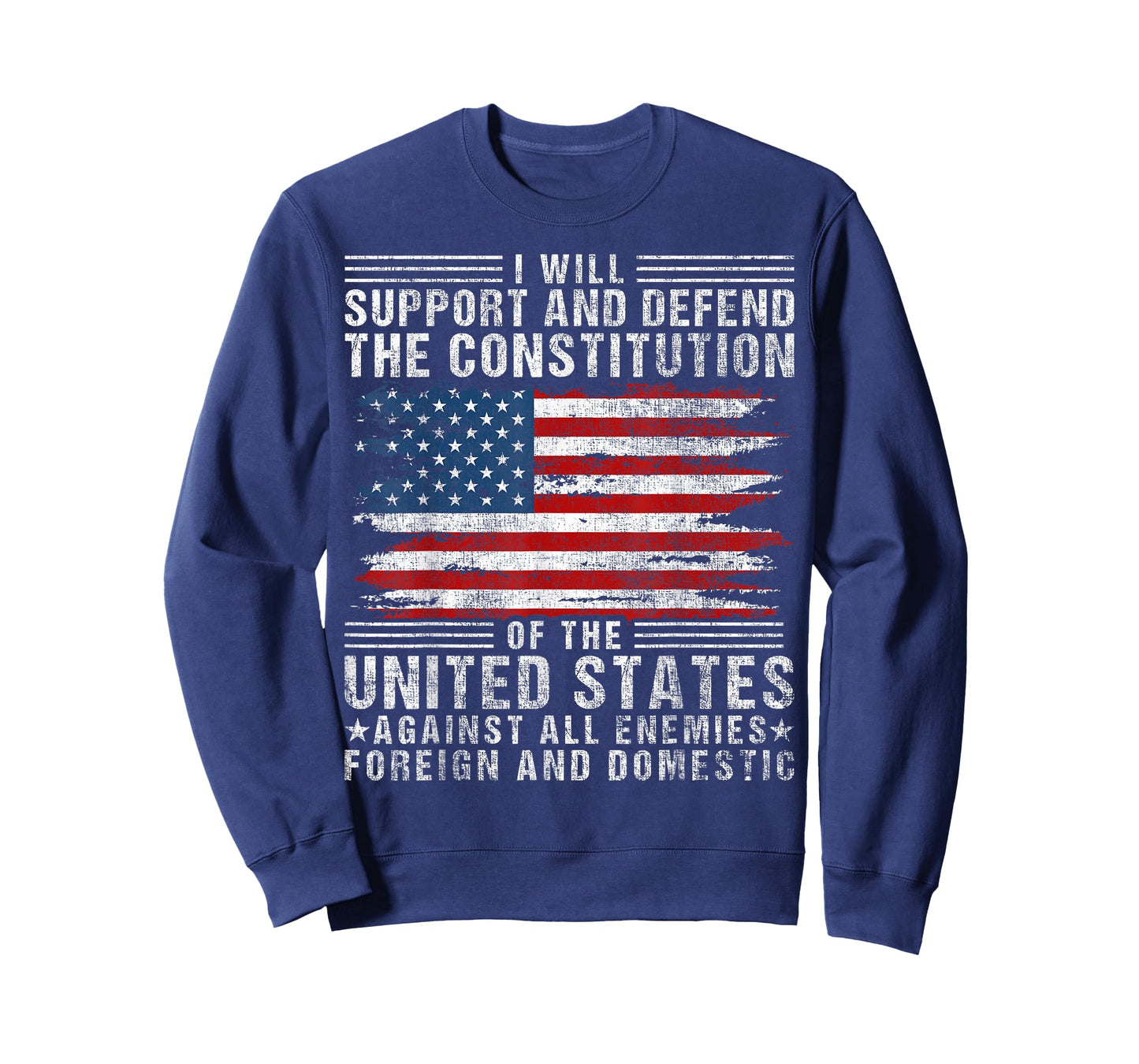 Support & Defend The Constitution - US Flag 4th of July T-Shirt
