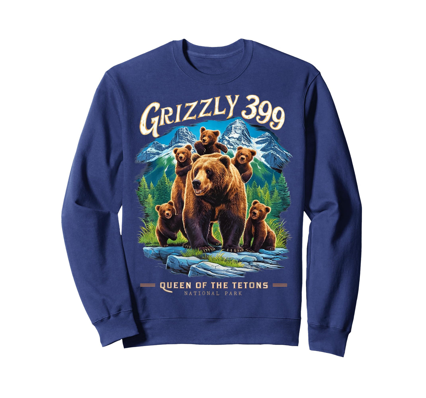 Grizzly 399 Bear Lovers Queen Of The Tetons National Park T-Shirt
