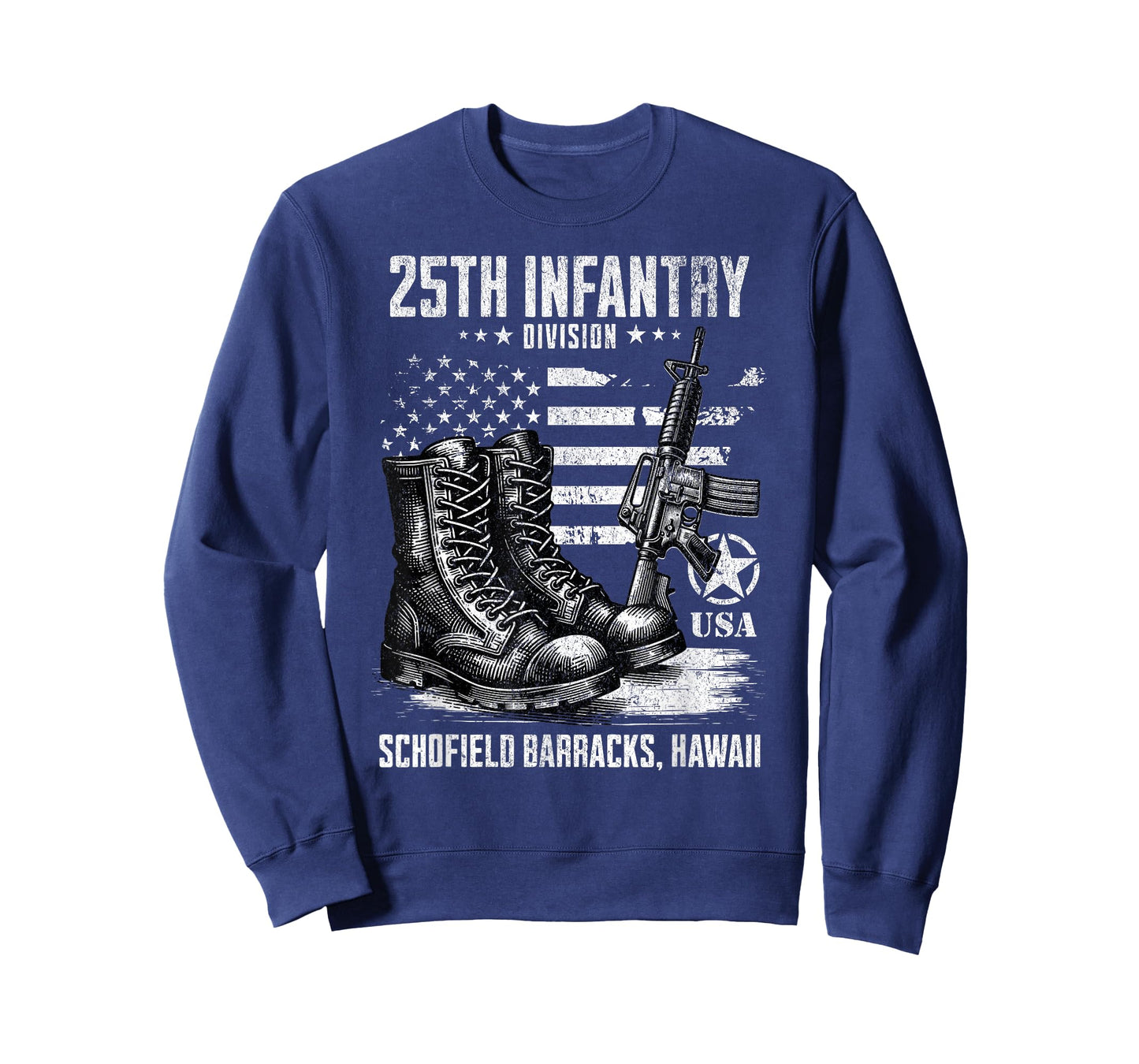 25th Infantry Division Schofield Barracks Hawaii Veteran T-Shirt