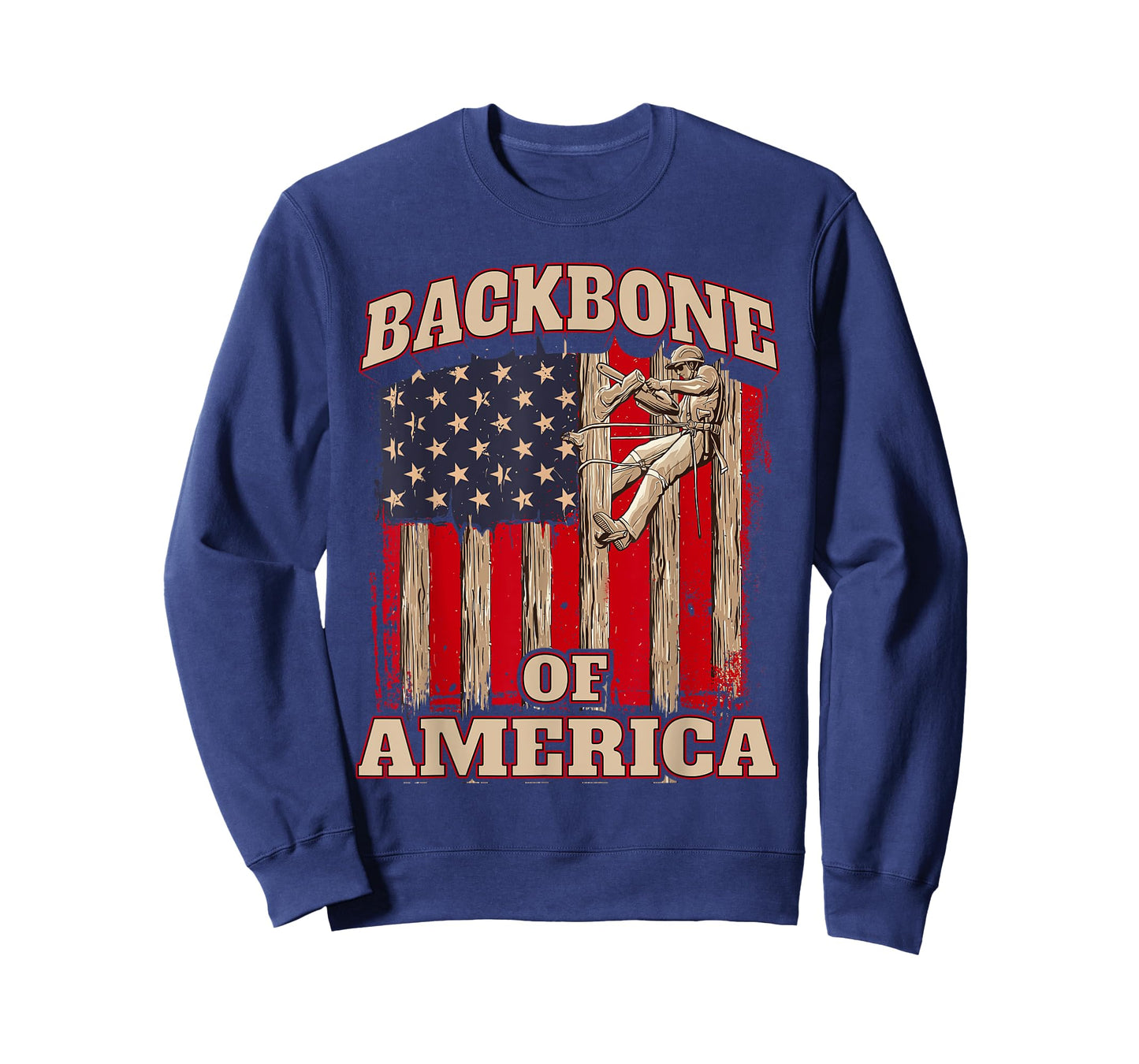 Backbone Of America Arborist Tree Surgeon Lumberjack Logger T-Shirt