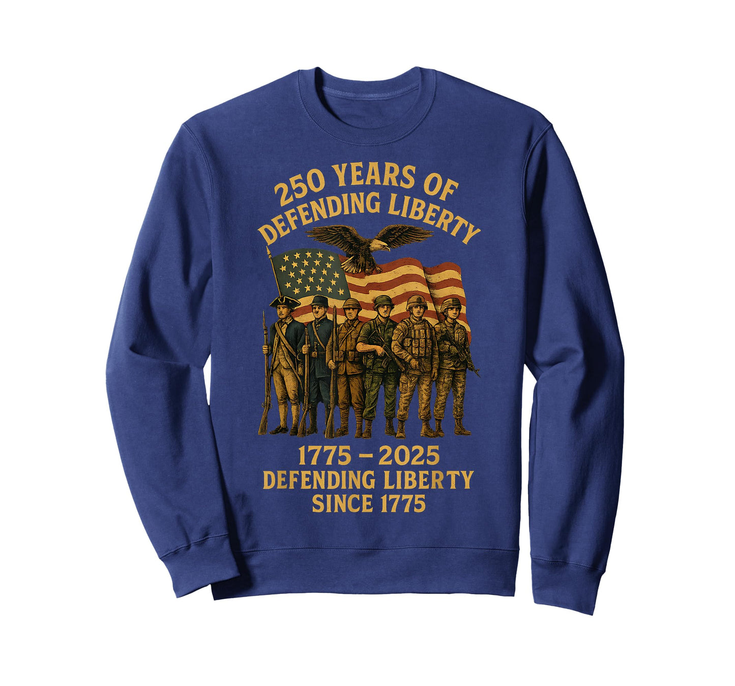 Patriotic USA Army Us Military Parade 250th Anniversary 2025 T-Shirt