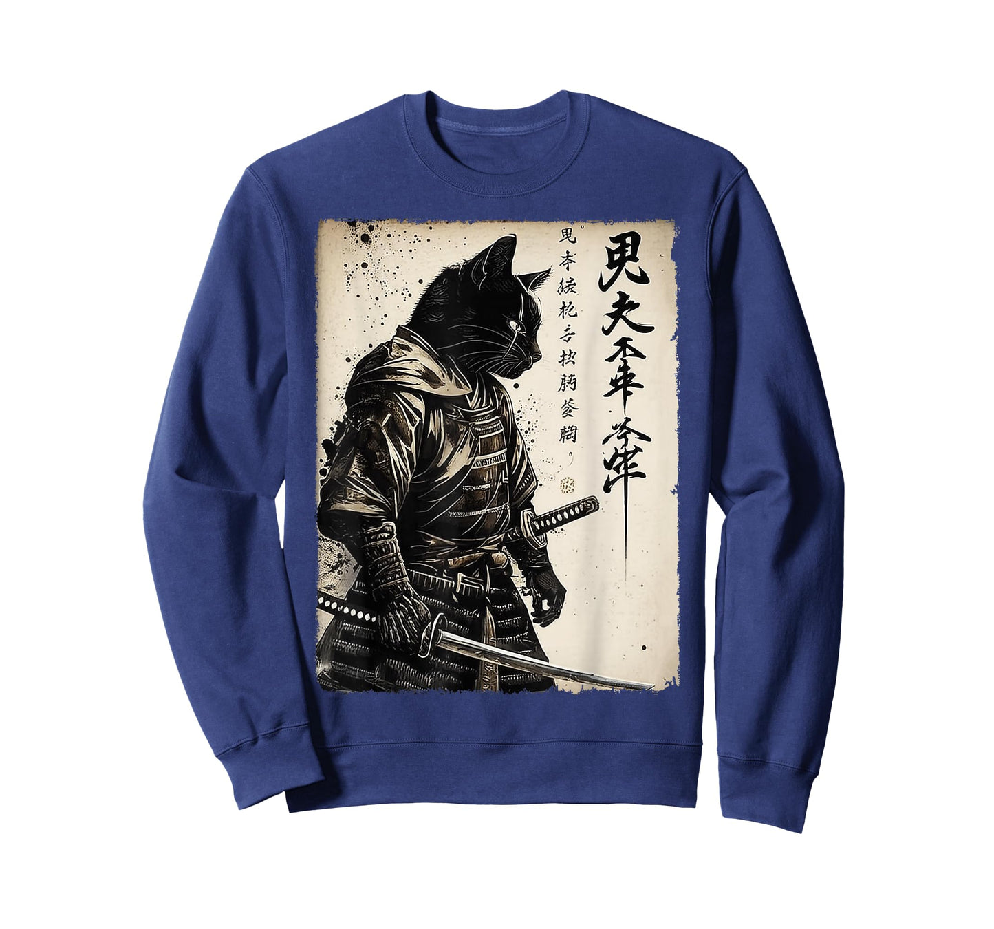 Samurai Cat Japanese Art Anime Gifts Men Women Kid Graphic T-Shirt