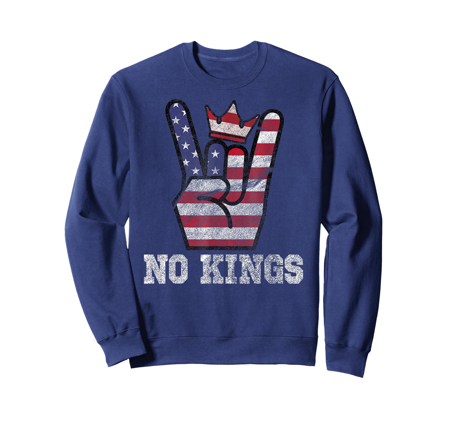 No Kings Shirt 4th of July Vintage American Flag No Kings T-Shirt
