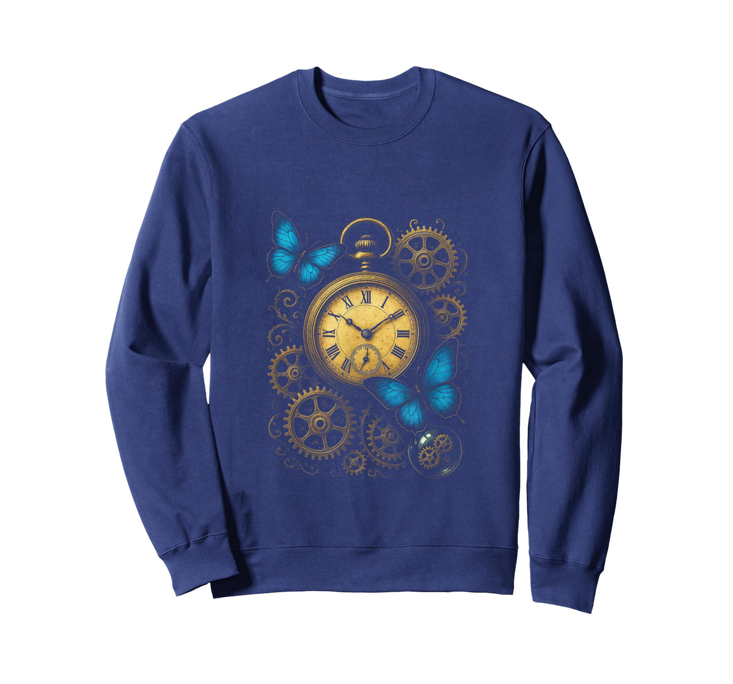 Clockwork Butterflies - Steampunk Vintage Art T-Shirt