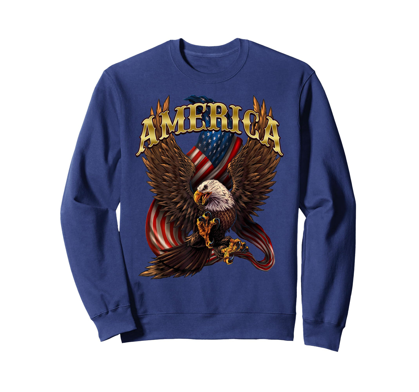 Patriotic America Design With Eagle And American Flag T-Shirt