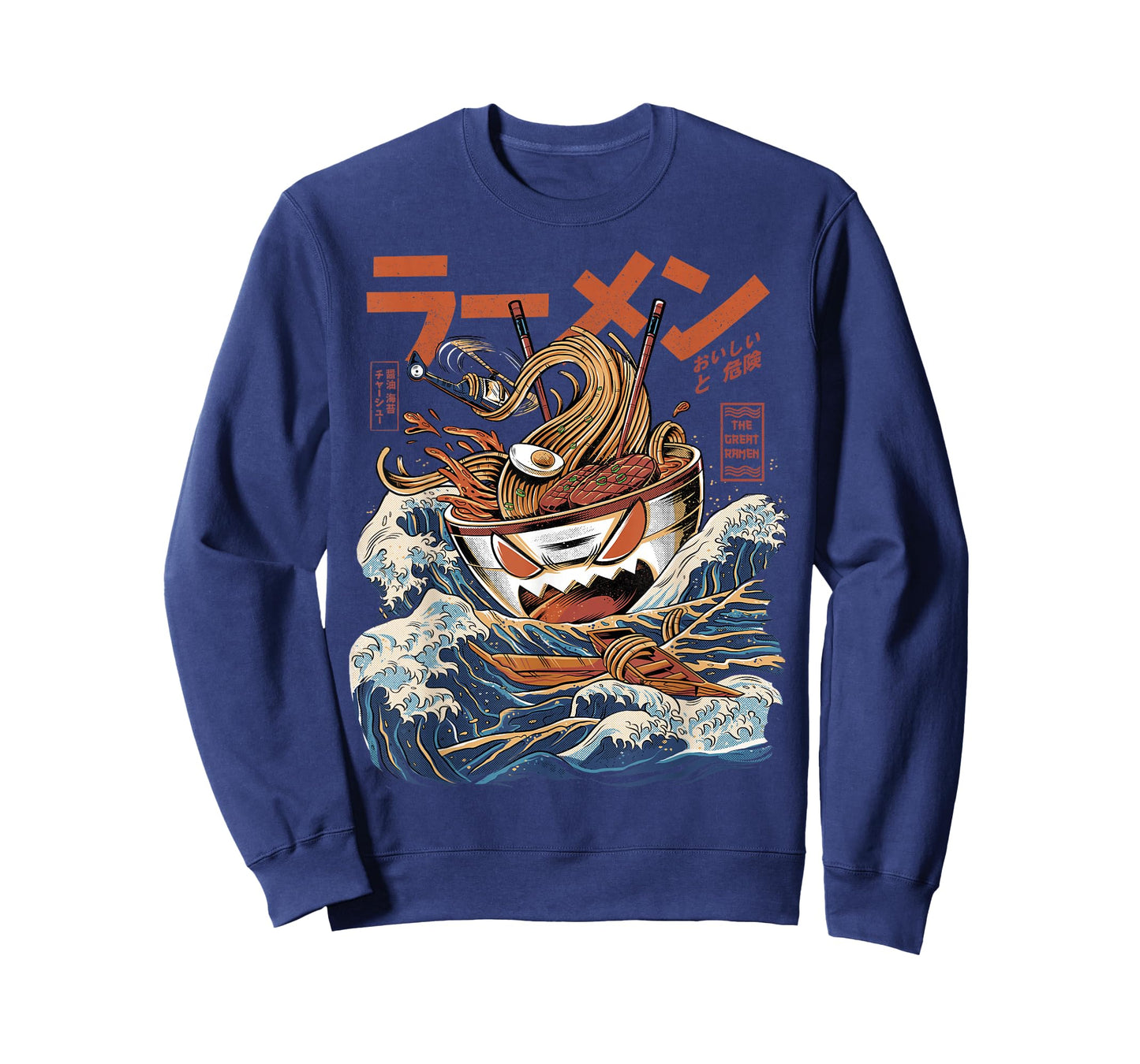 Great Ramen of Kanagawa Japanese Food Kaiju Kawaii Ramen T-Shirt
