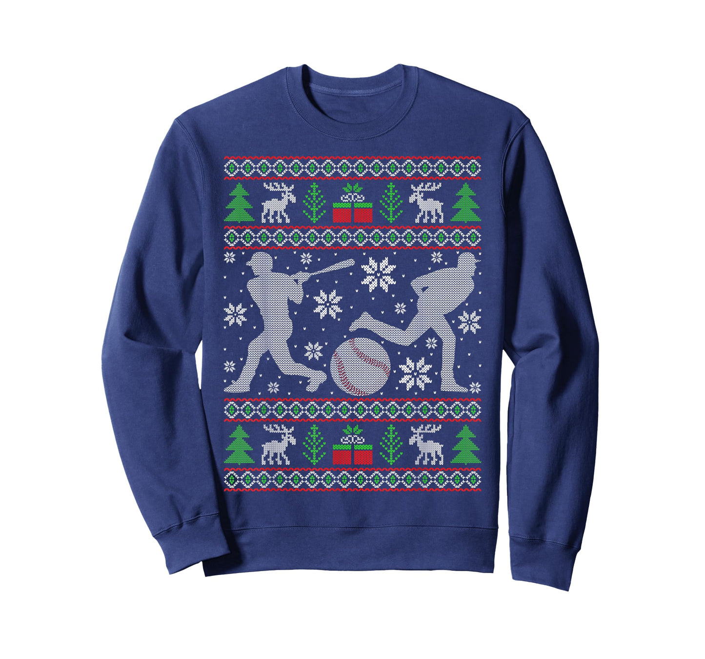 Baseball Christmas Pajama Funny Xmas PJs Men Women Teens T-Shirt
