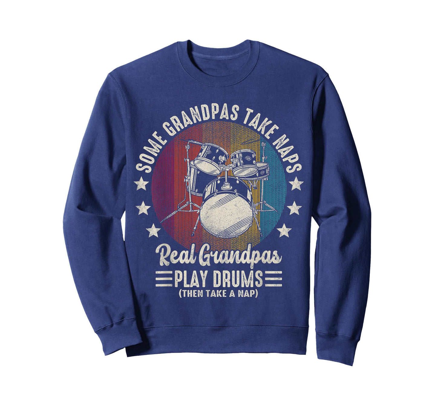 Some Grandpas Take Naps Real Grandpas Play Drums T-Shirt