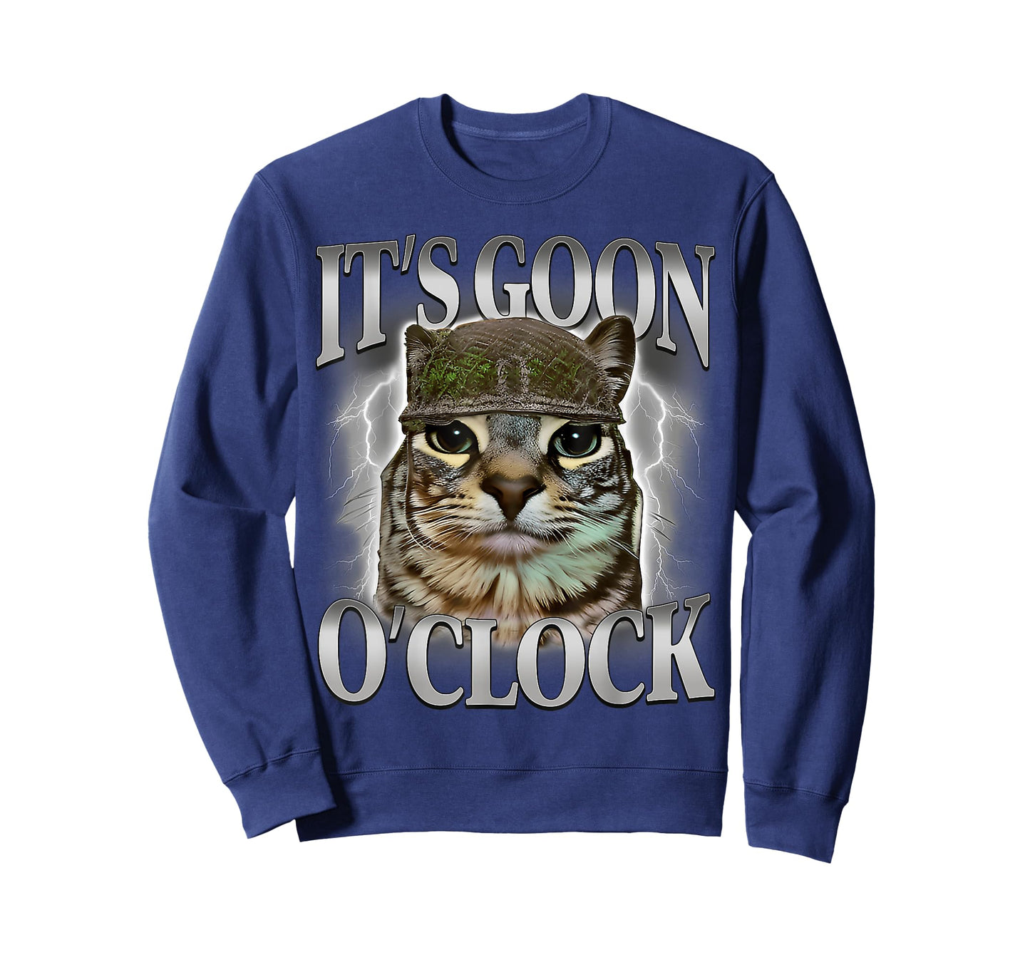 It's Goon O'clock Funny Cat Gen Z Joke Men Women T-Shirt