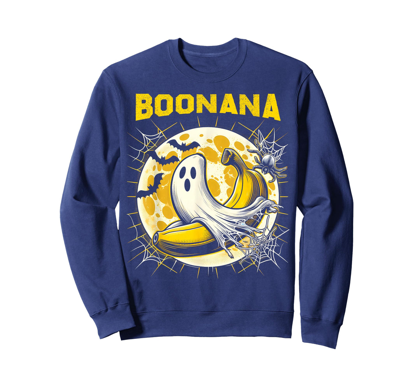 Boonana Ghost Costume Funny Banana Ghost Boonana Halloween T-Shirt