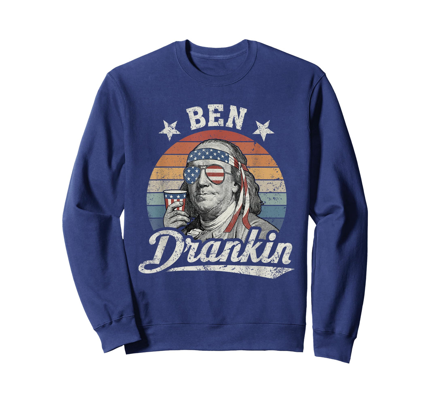 Ben Drankin Funny 4th of July Vintage T-Shirt