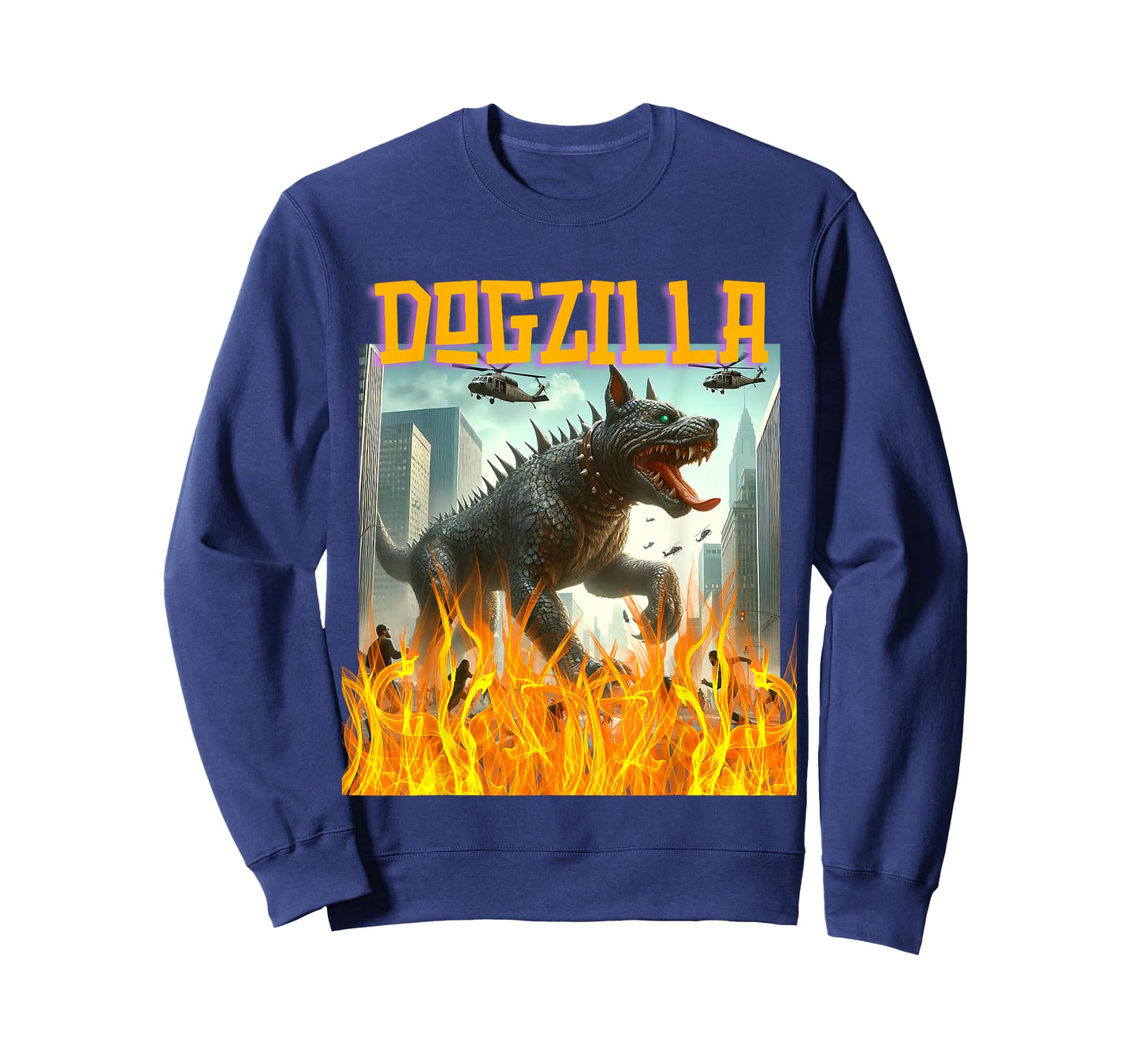 Mens Dogs Dogzilla Movie T-Shirt