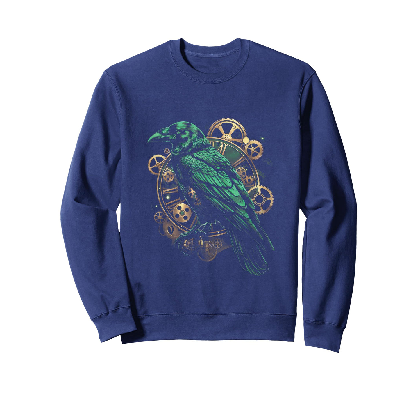 Crow Steampunk Gears Raven art Steampunk bird T-Shirt