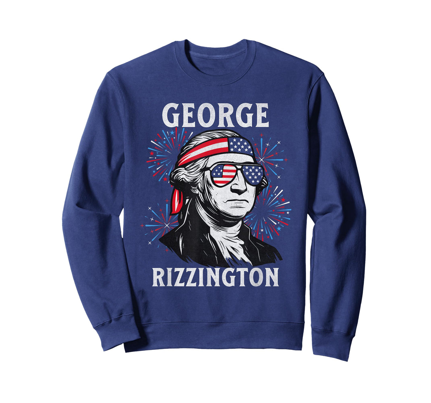 George Rizzington Funny 4th of July George Washington USA T-Shirt