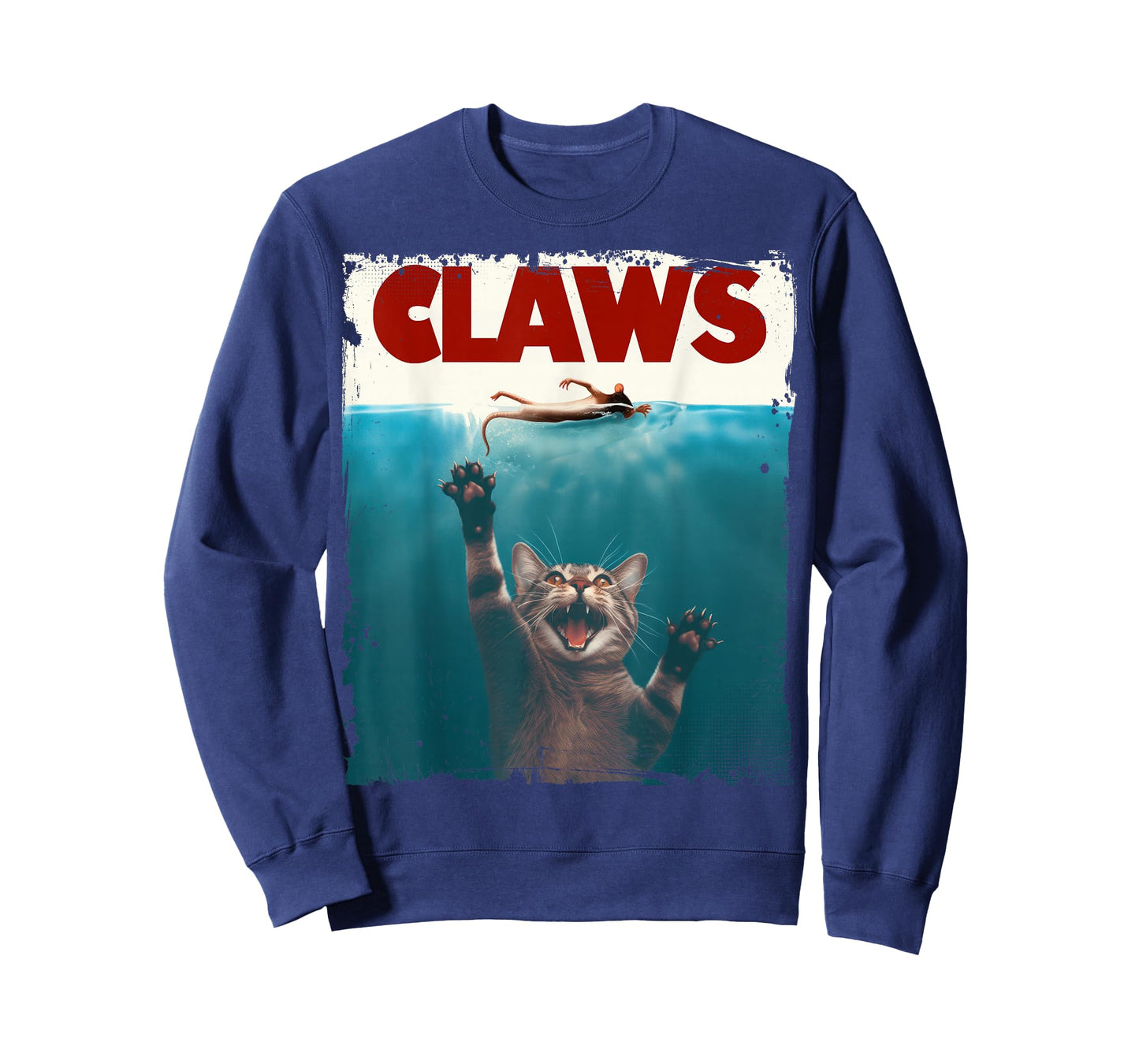 Claws Funny Cat I Love Cat Paws Cat Parody Animal Lover T-Shirt