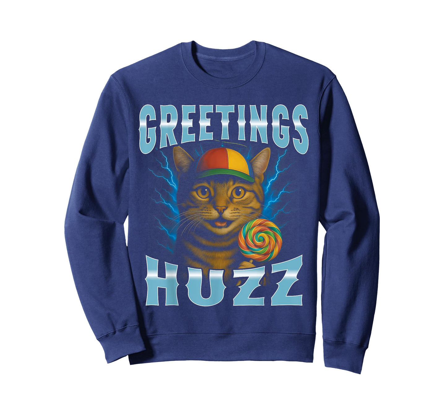 Greetings Huzz Bootleg Cat Funny T-Shirt
