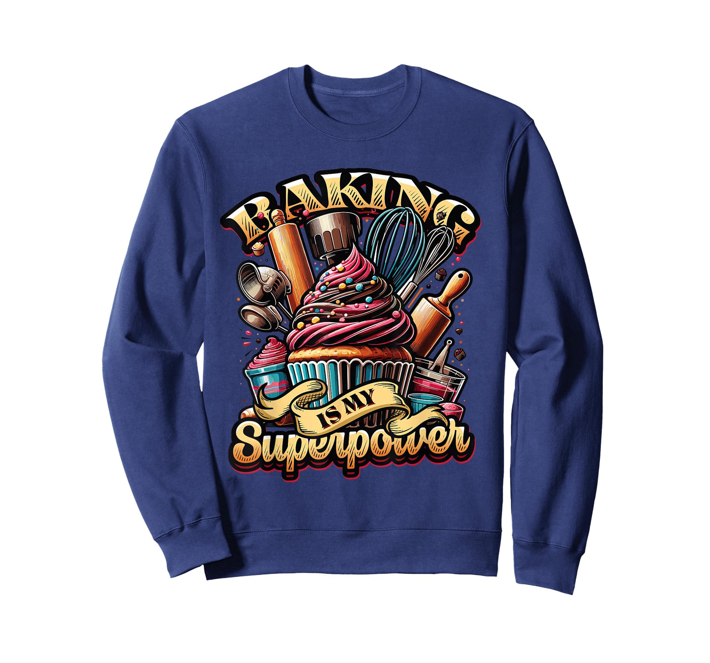 Baking Is My Superpower Baker Shop Pastry Baking T-Shirt
