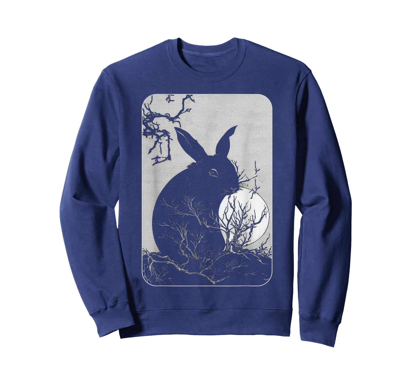 Rabbit Lover, Rabbit and Moon T-Shirt Small