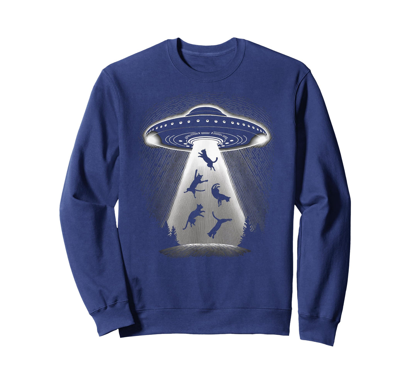 UFO Captures Kitty Cats The Only Intelligent Earth Life T-Shirt