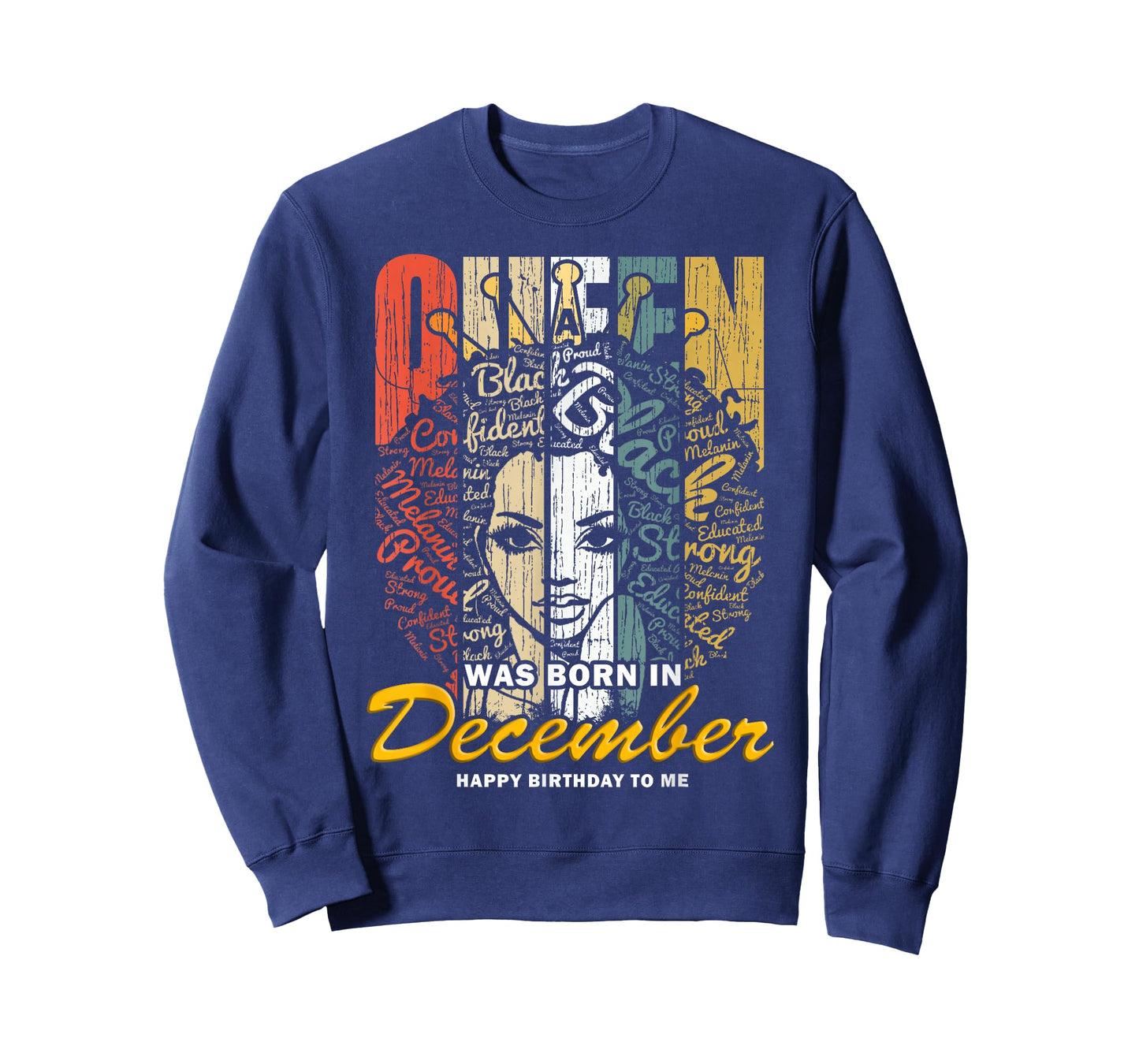 December Birthday Queen Shirts for Women Black Girl Magic T-Shirt