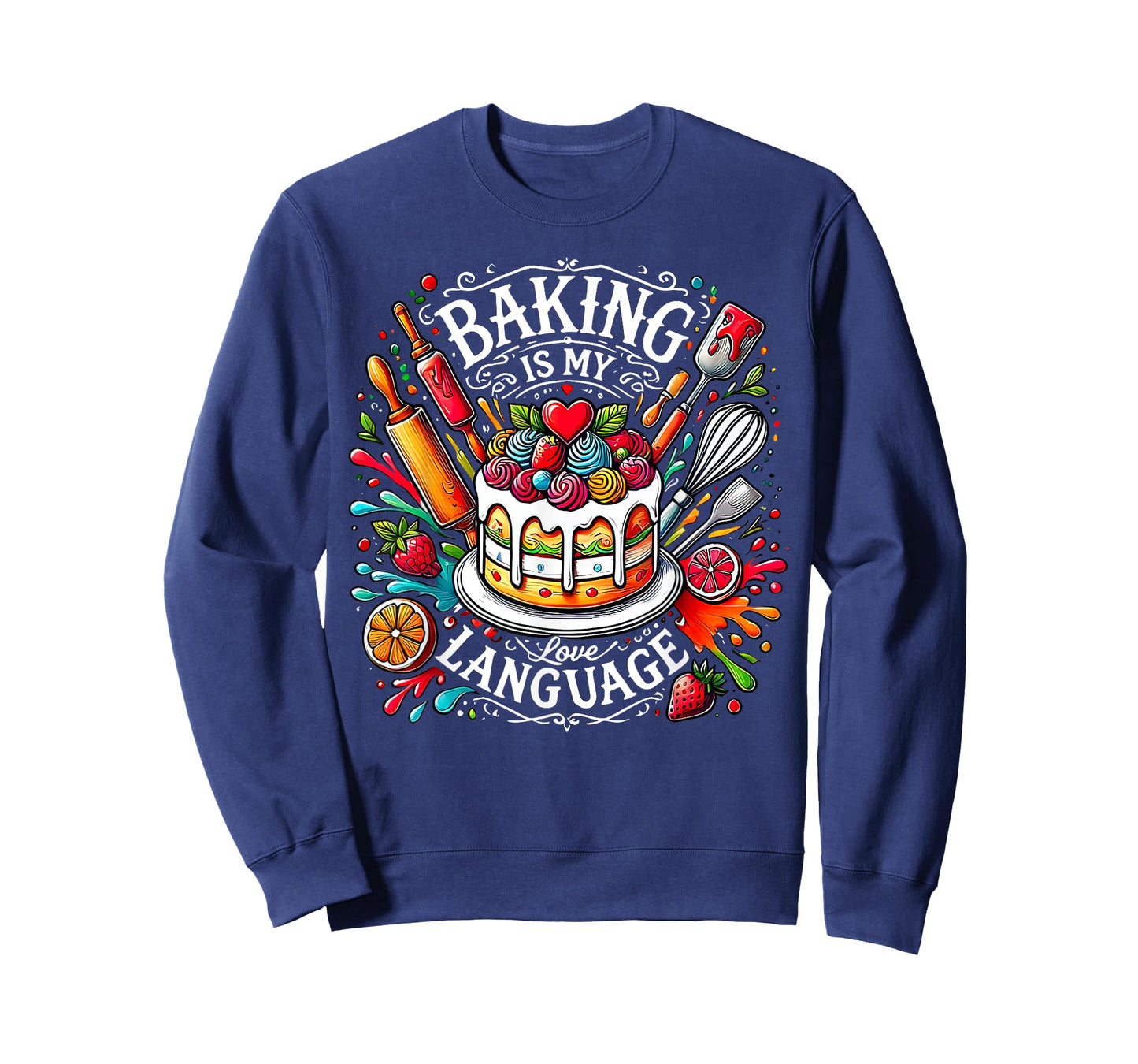 Baking Is My Love Language Funny Baking Baker Chef T-Shirt