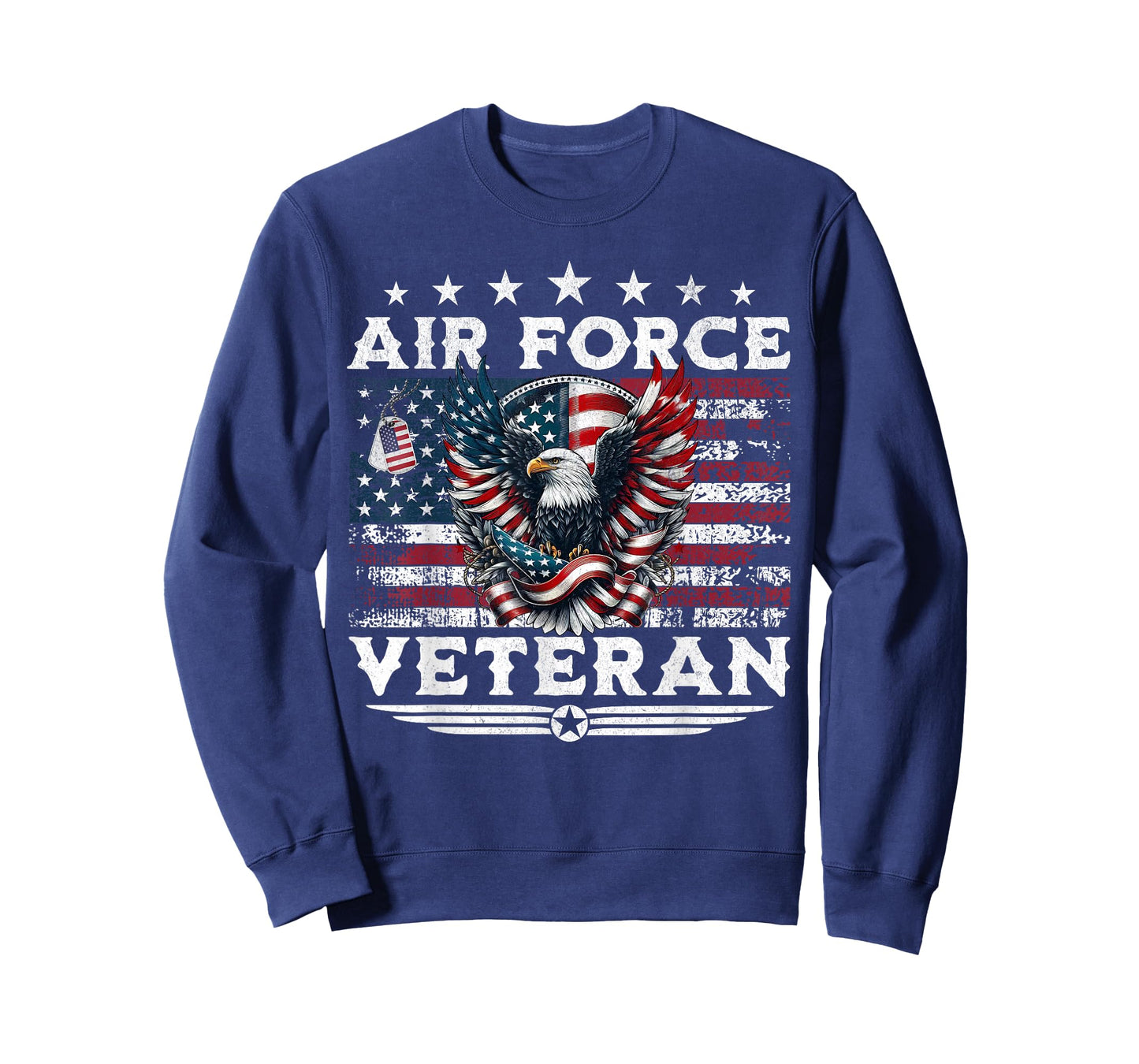 Veteran US Air Force American USA Flag Patriotic Veterans T-Shirt