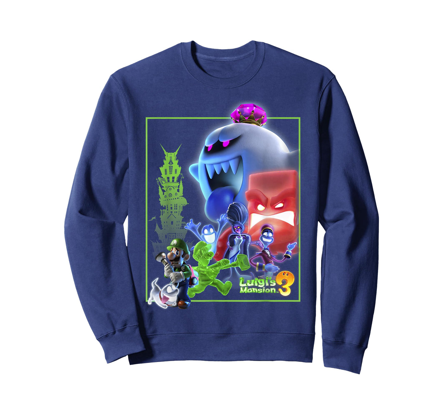Luigi's Mansion 3 Collage Poster T-Shirt