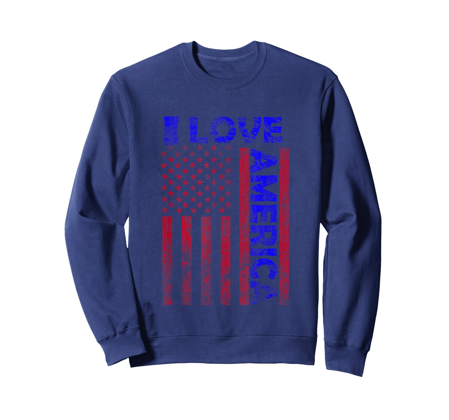 I love america shirt USA flag 4th july independence day USA T-Shirt
