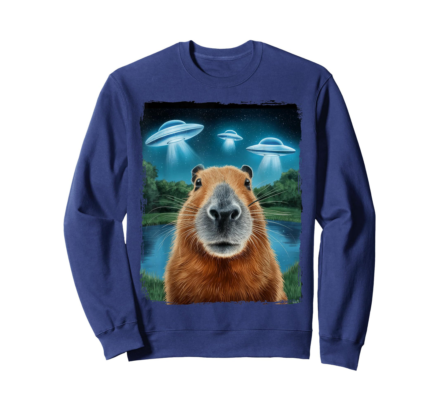 Capybara Selfie with UFOs T-Shirt