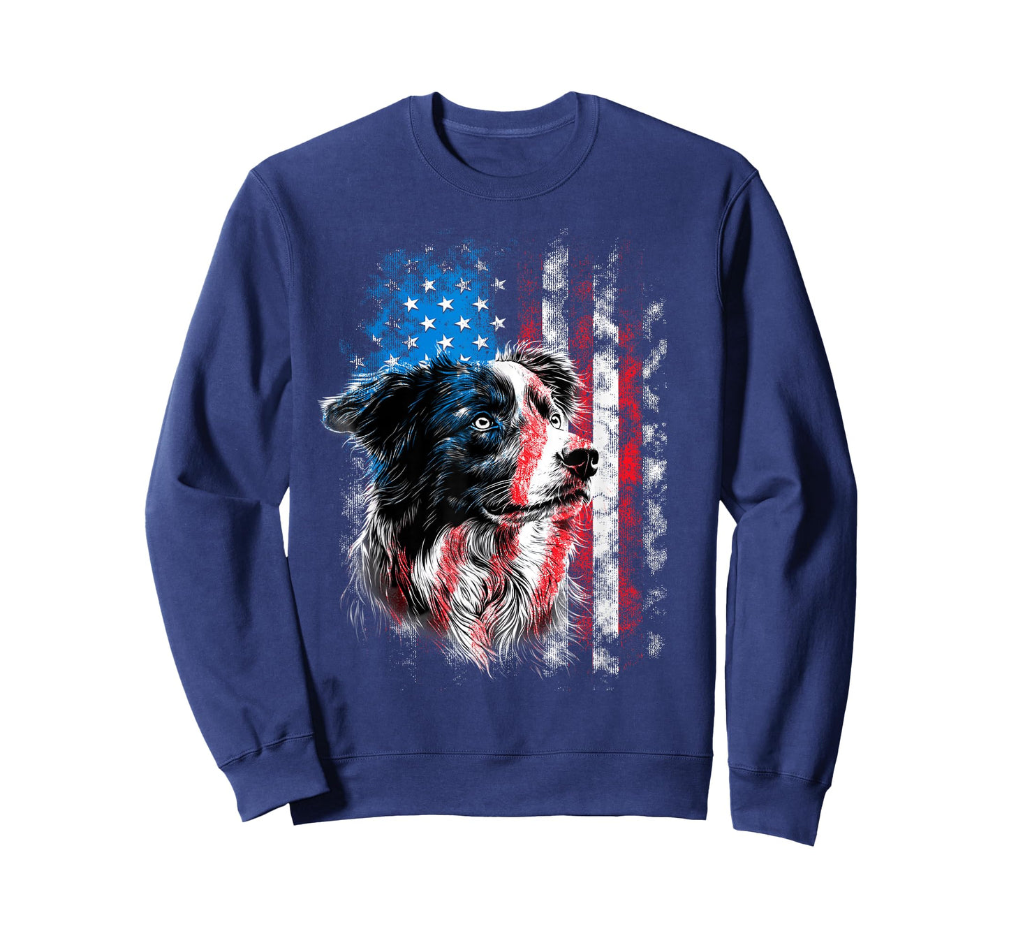Australian Shepherd 4th of July Dog Lover Men Women T-Shirt