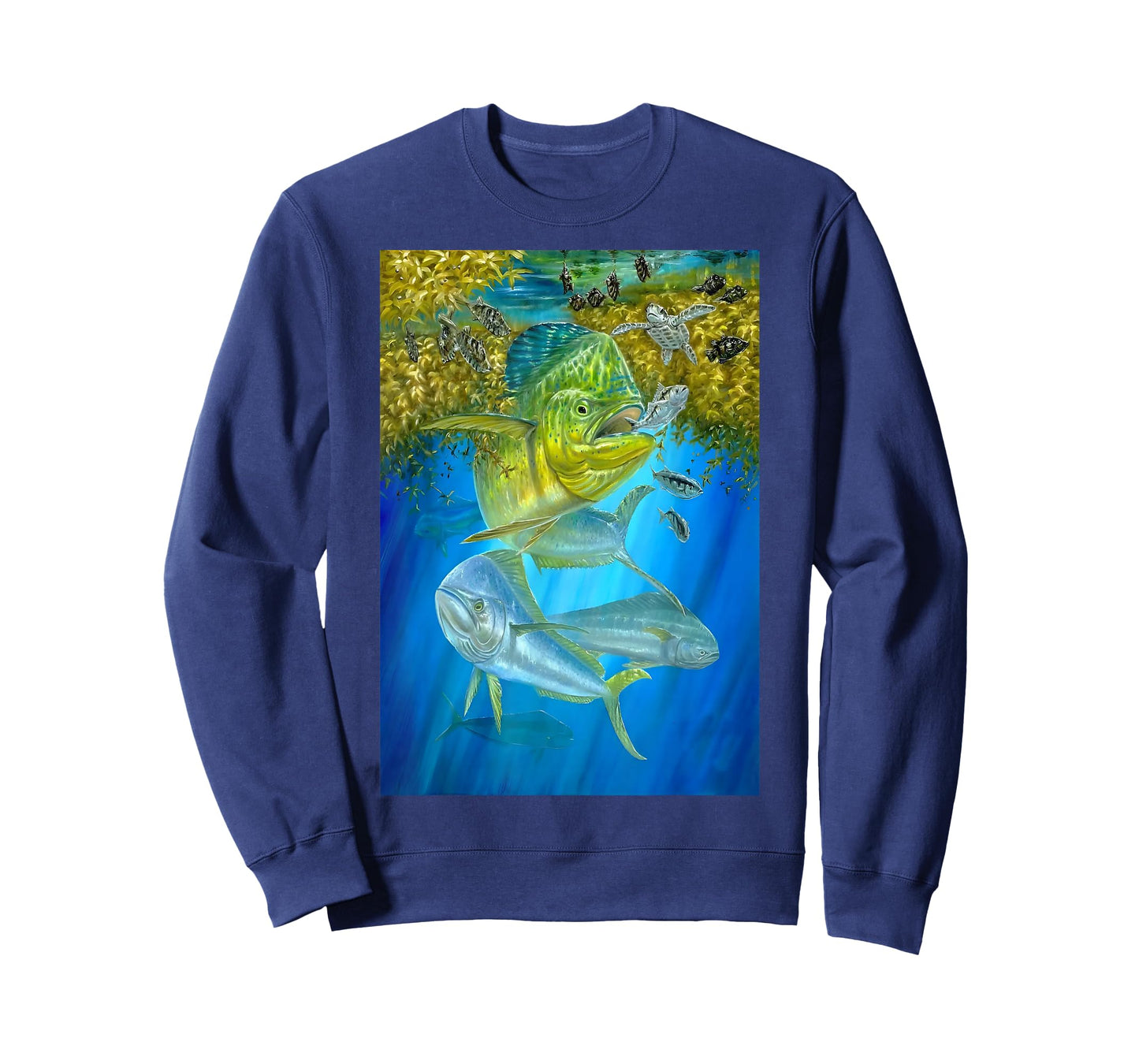 Cute Mahi Mahi Fishing Fish Tuna And Turtle T-Shirt
