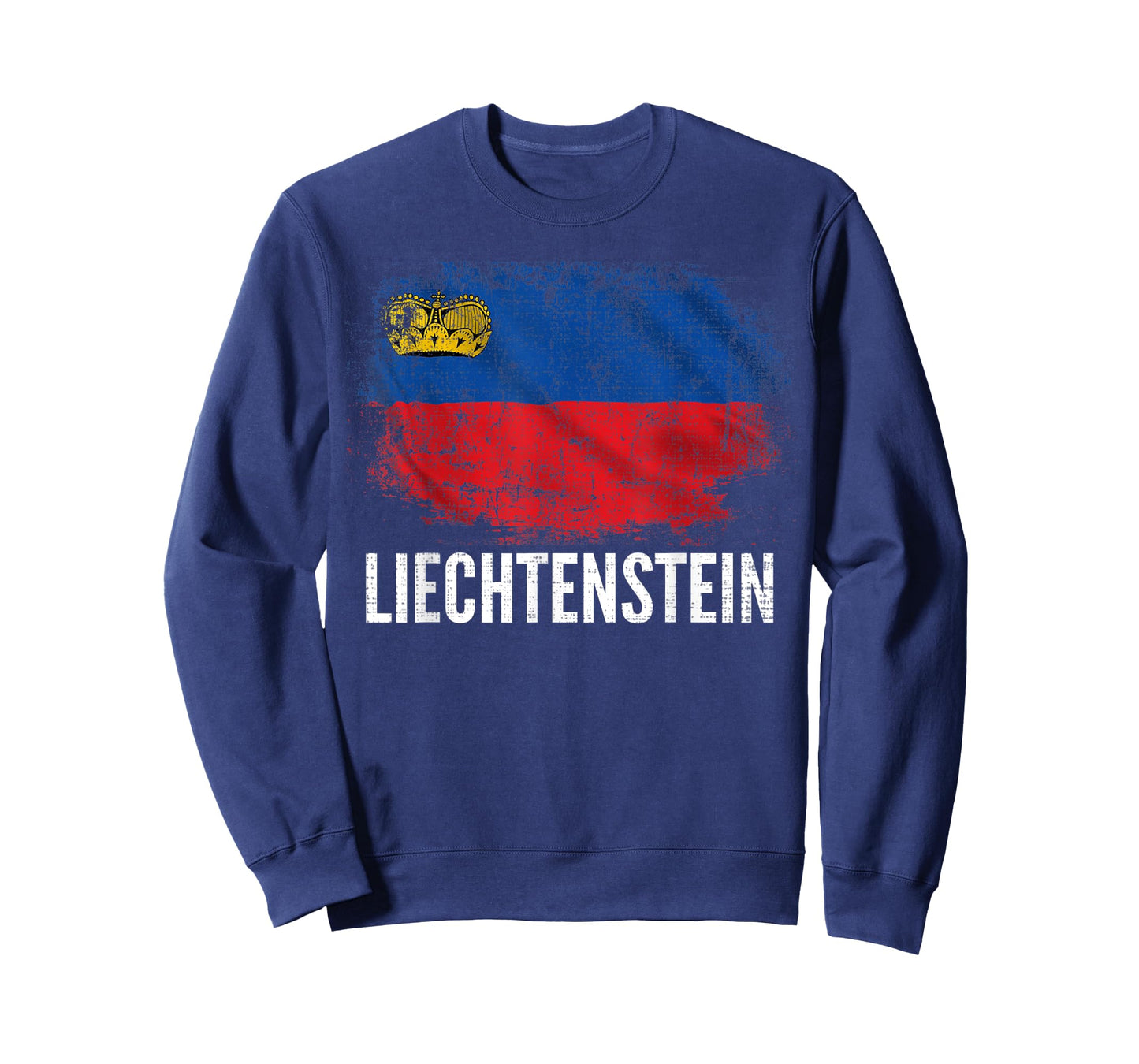 Vintage Liechtenstein Flag Gift T-Shirt