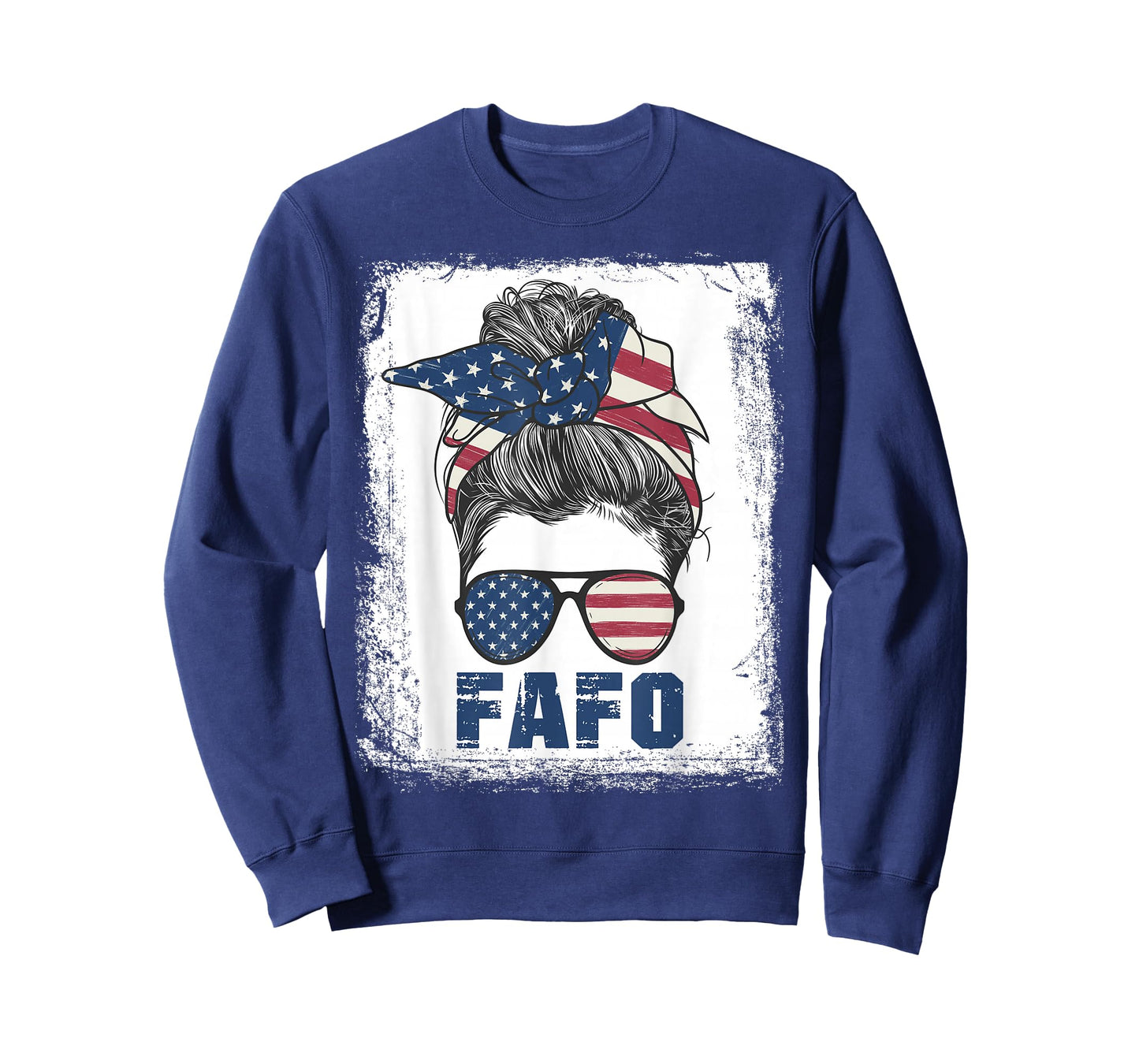 FAFO Shirt American Messy Bun Rosie FAFO T-Shirt
