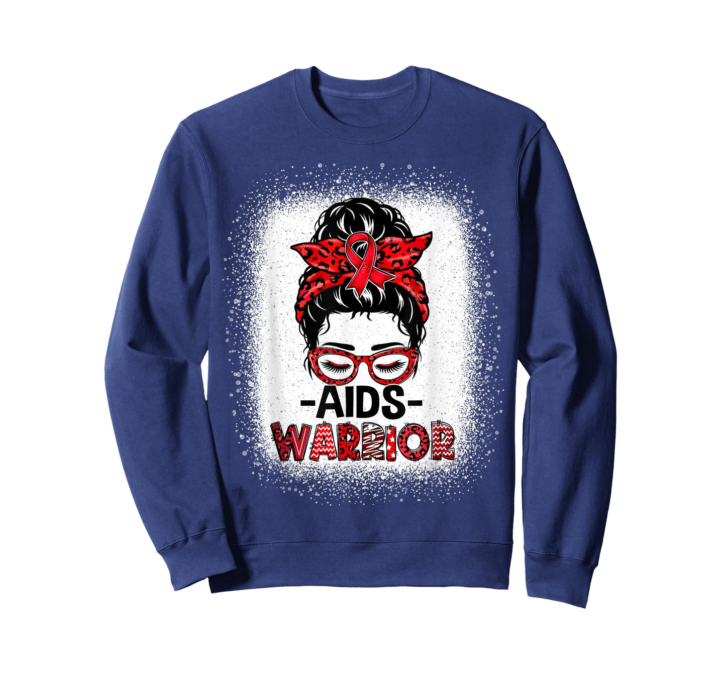 Aids Warrior Red Ribbon World Aids Day Hiv Aids Awareness T-Shirt