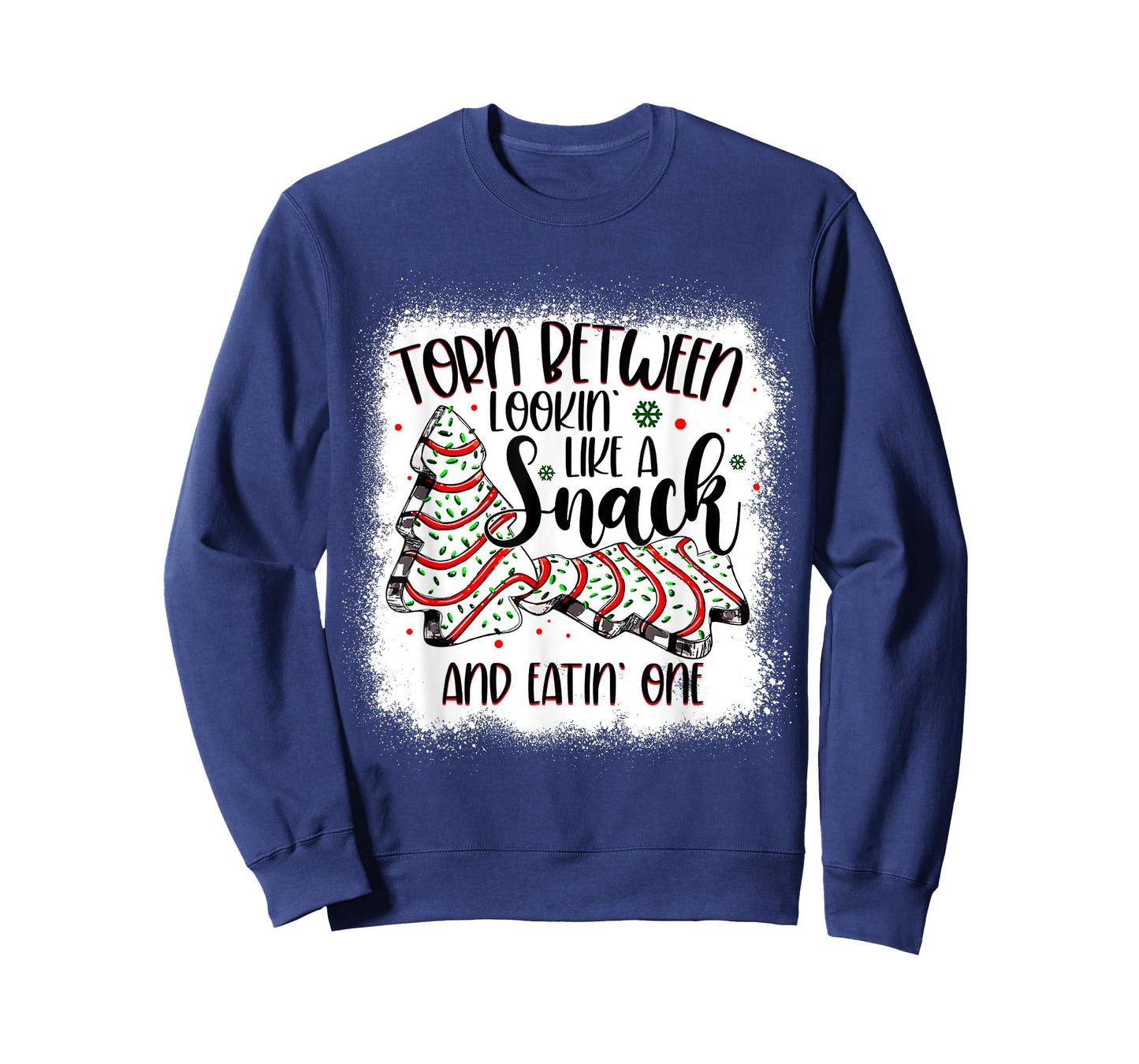 Christmas Tree Cake Torn Between Lookin Like a Snack Debbie T-Shirt