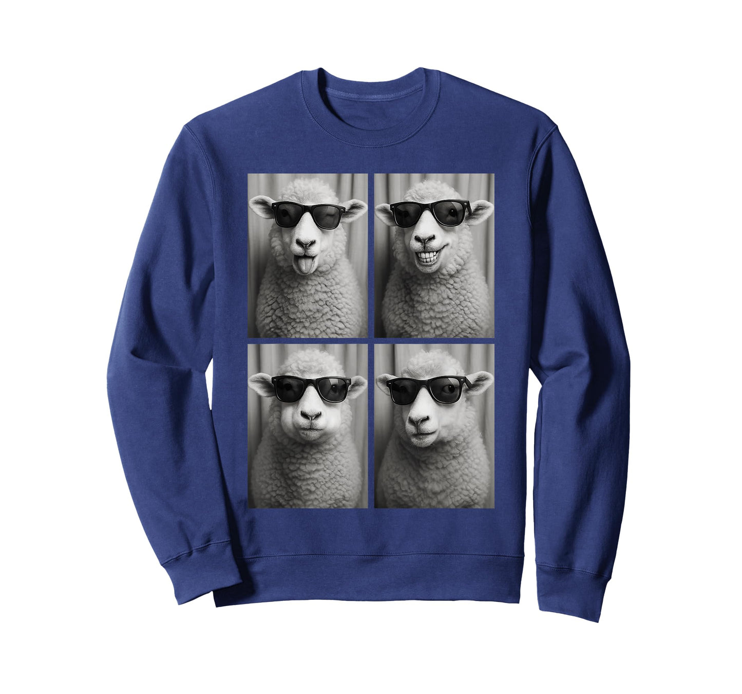 Cool Lambs Sunglasses Sheep Meme Farm Animal Selfie Booth T-Shirt