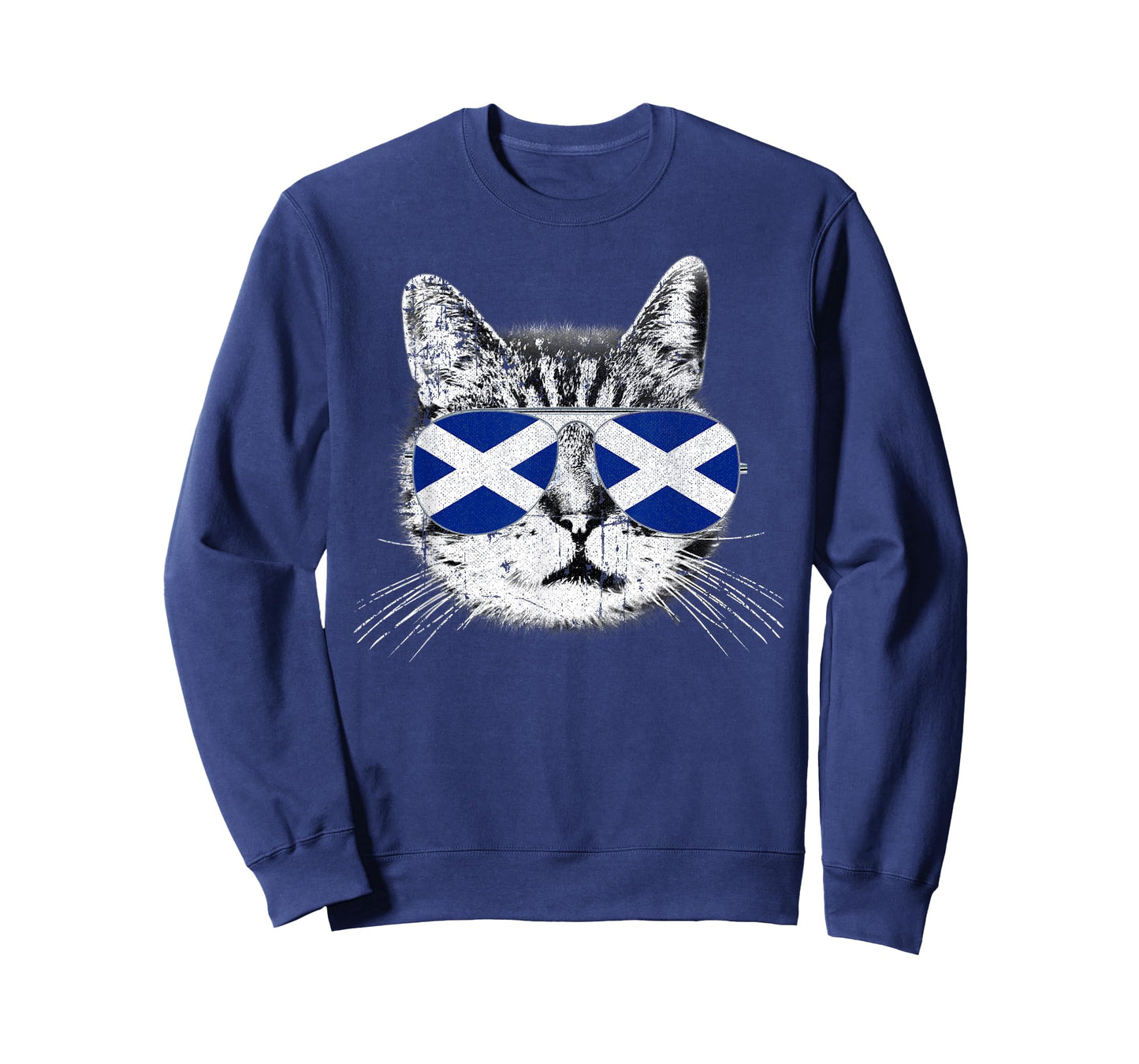Scotland Scottish Flag Scot Cat Pride UK Men Women Gift T-Shirt