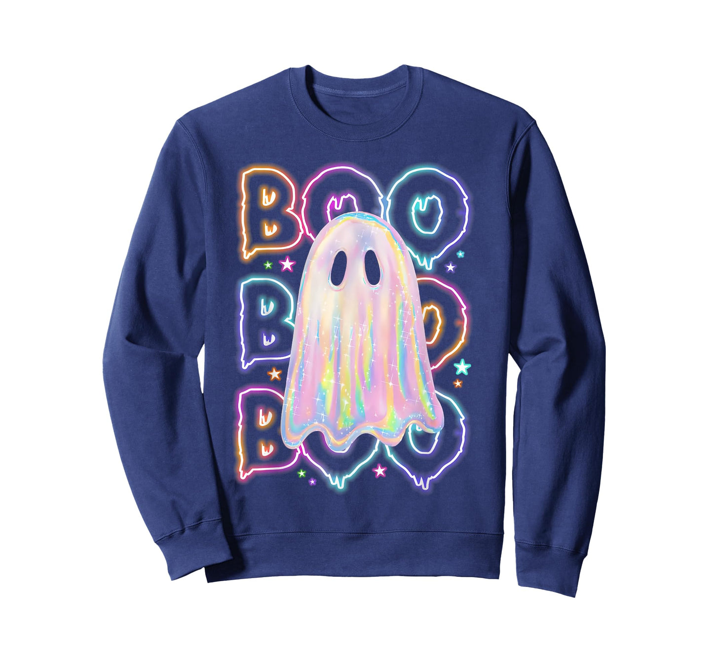 Cute Colorful Boo Ghost Boujee Halloween Costume Kid Toddler T-Shirt