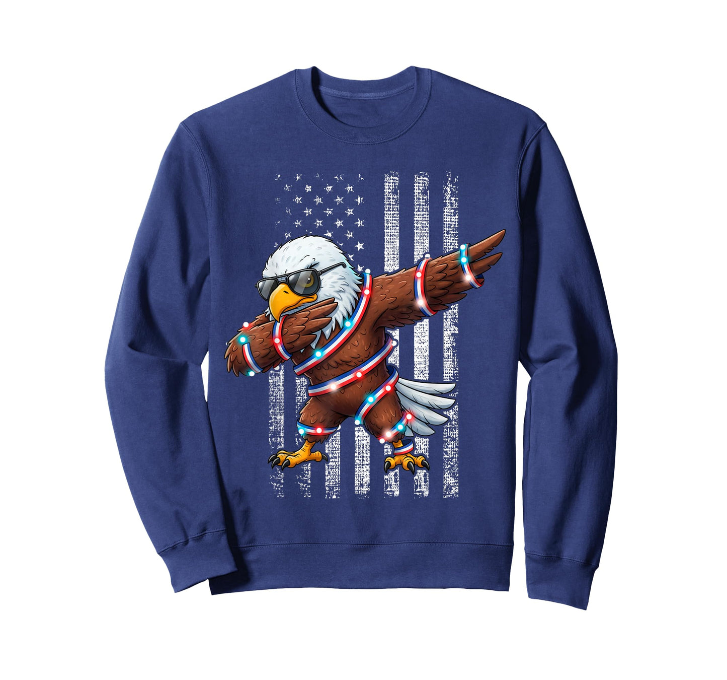 Eagle Dabbing American Flag T-Shirt