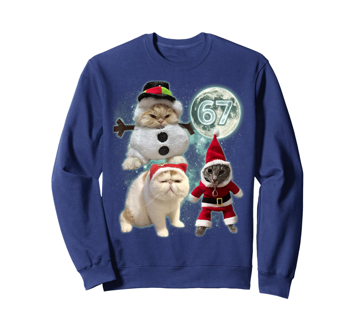67 Days Cat Moon 67 Cat Six Seven 6 7 Meme T-Shirt