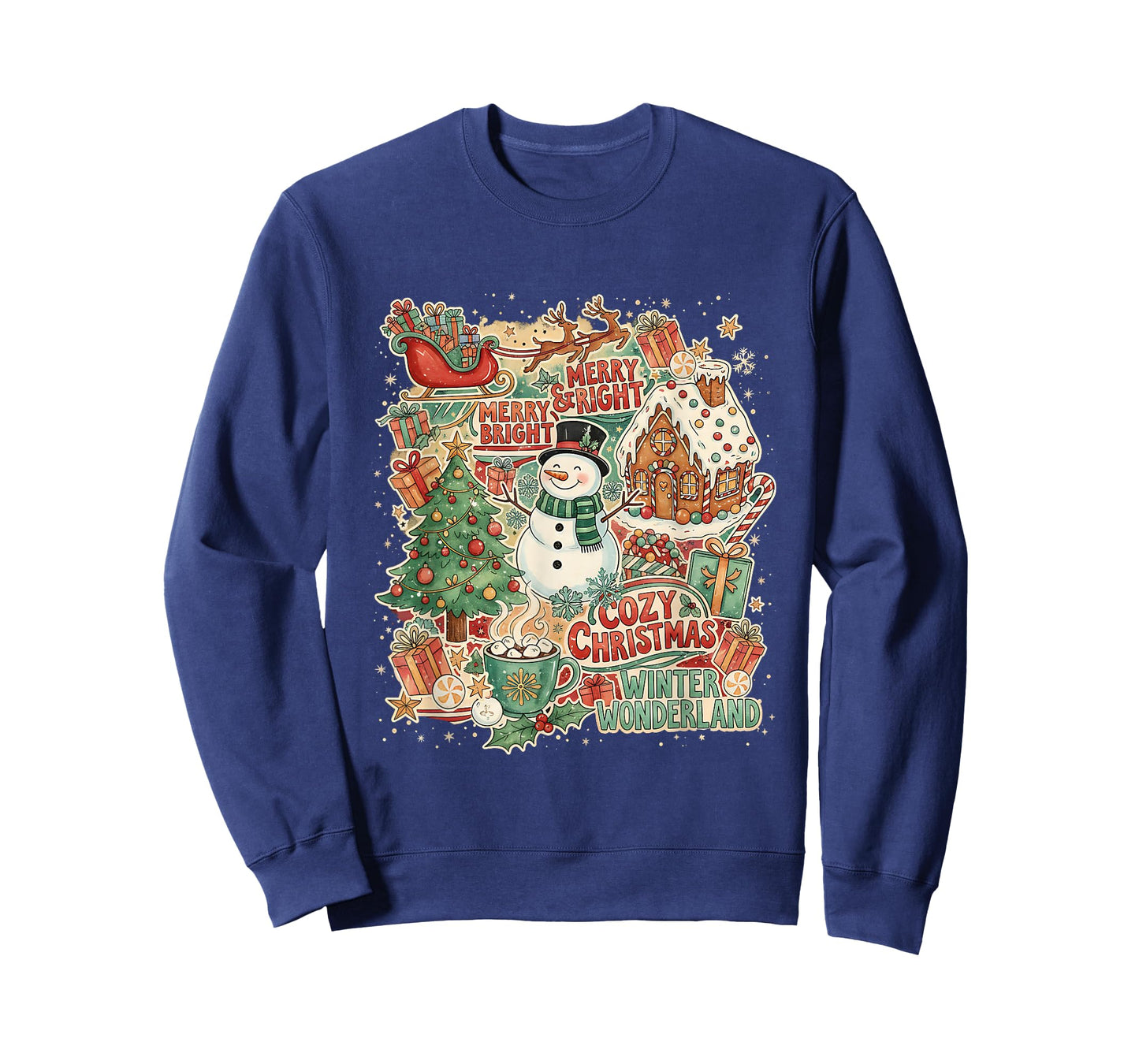 Cozy Christmas Winter Wonderland Holiday Design T-Shirt