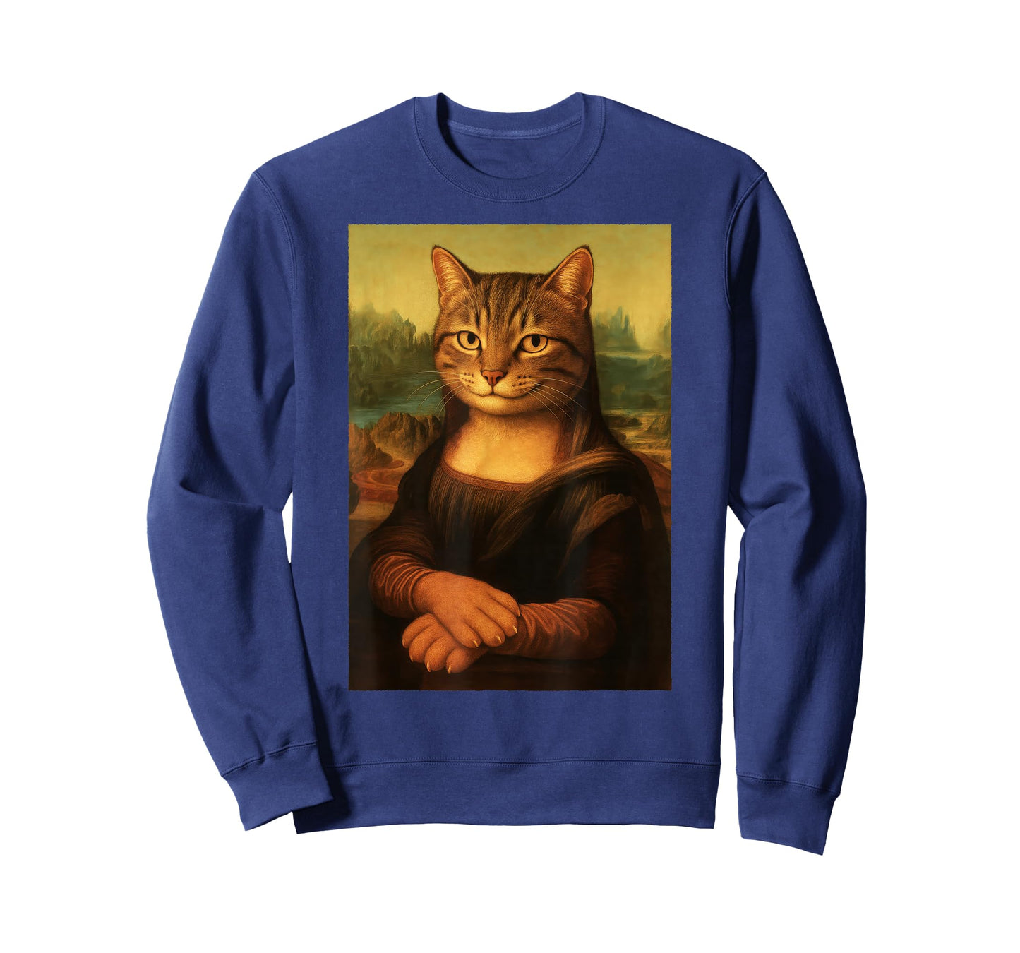 Meowna Lisa Cat Mona Lisa – Da Vinci Painting Funny Kitty T-Shirt