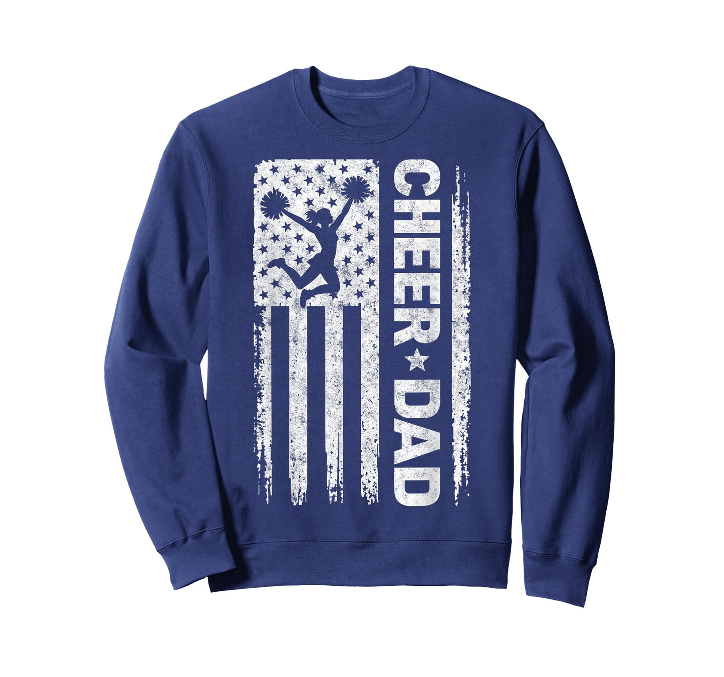 Cheer Dad Cheerleading Team Cheerleader Girl Fan Father Tee T-Shirt