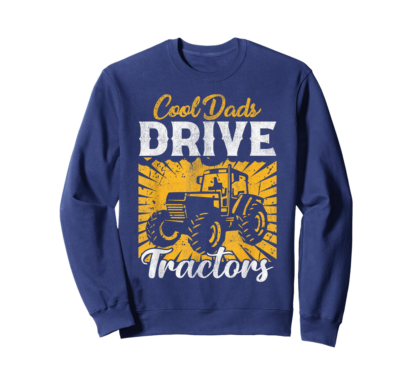 Cool Dads Drive Tractors Farmer Dad Funny Dad Farming T-Shirt, Small, Black