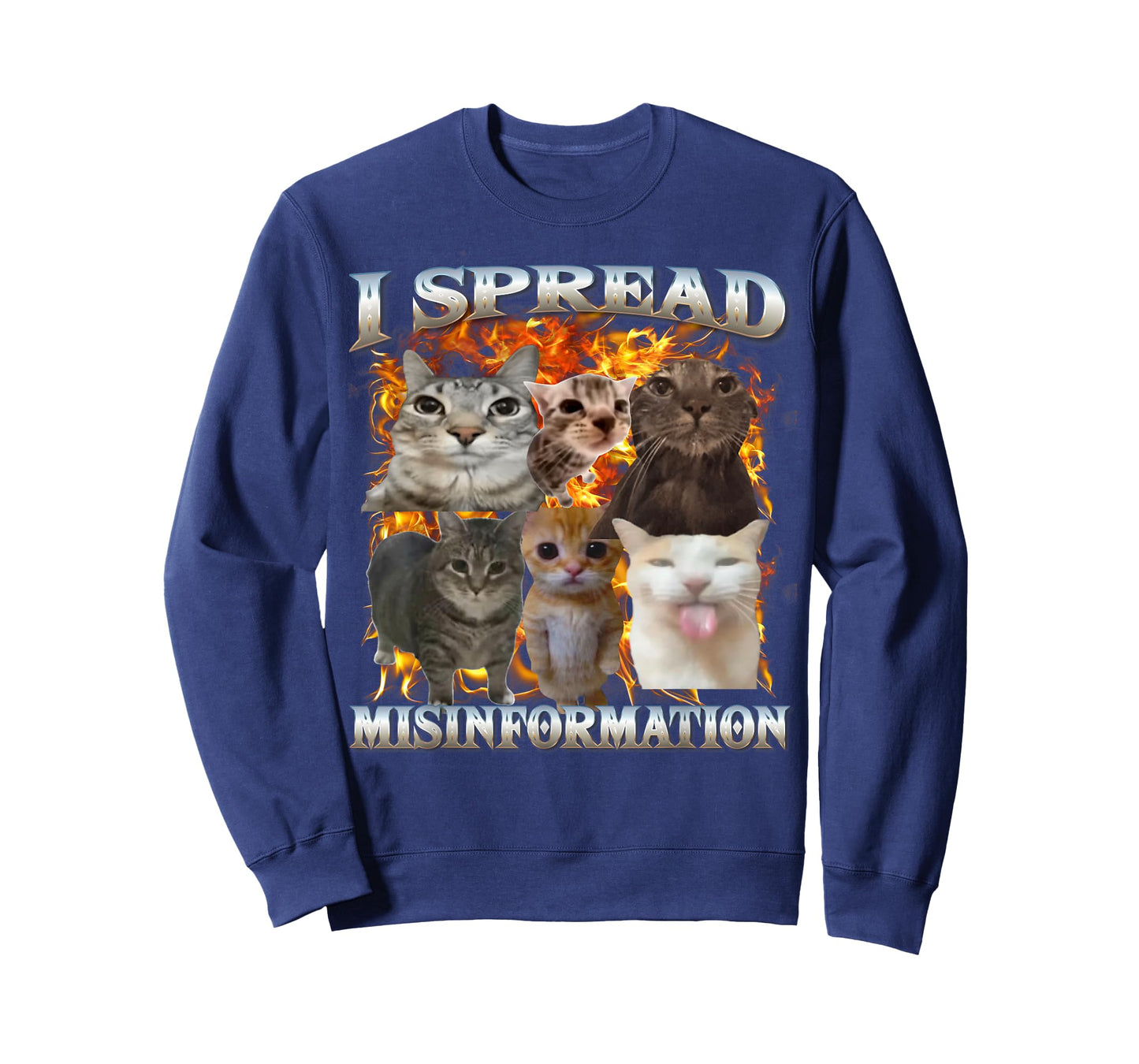 I Spread Misinformation Cat Meme Bootleg Meme Funny Memes T-Shirt