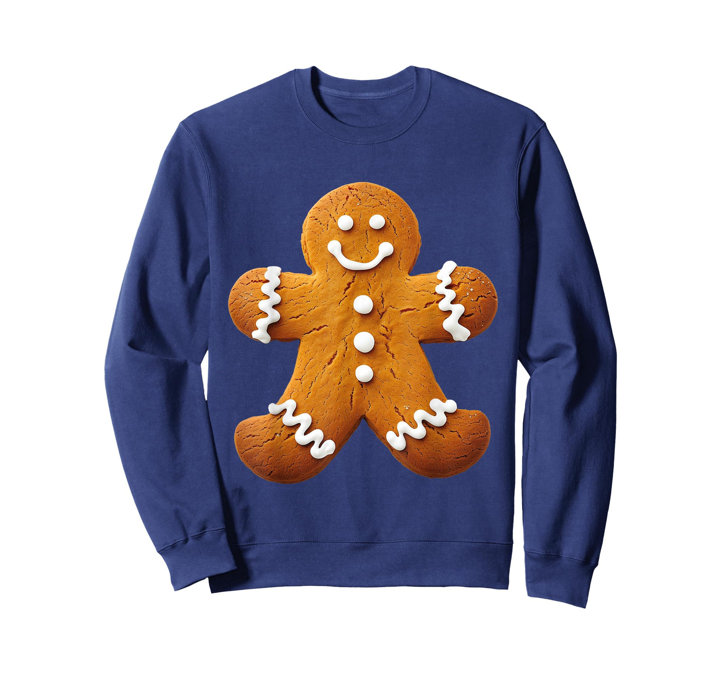 Gingerbread Man Costume Funny Halloween Christmas Graphic T-Shirt
