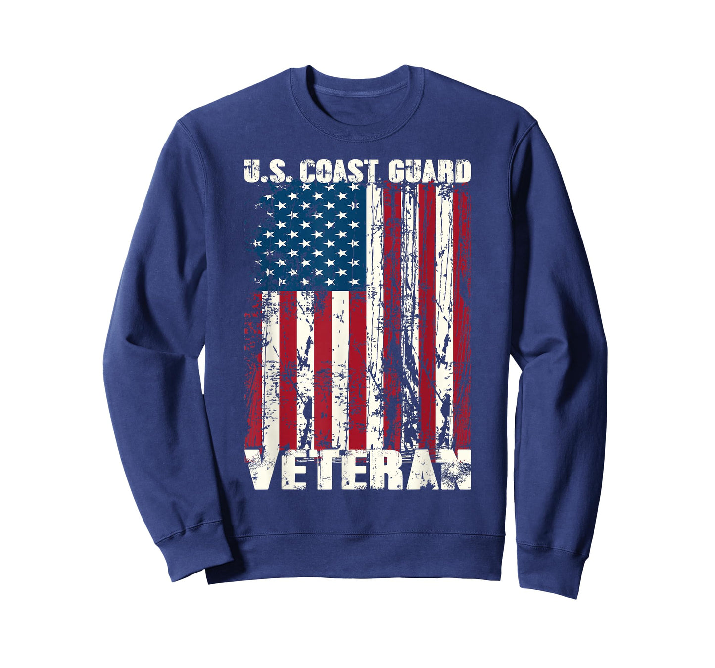 Coast Guard Veteran USCG American Flag Gift T-Shirt