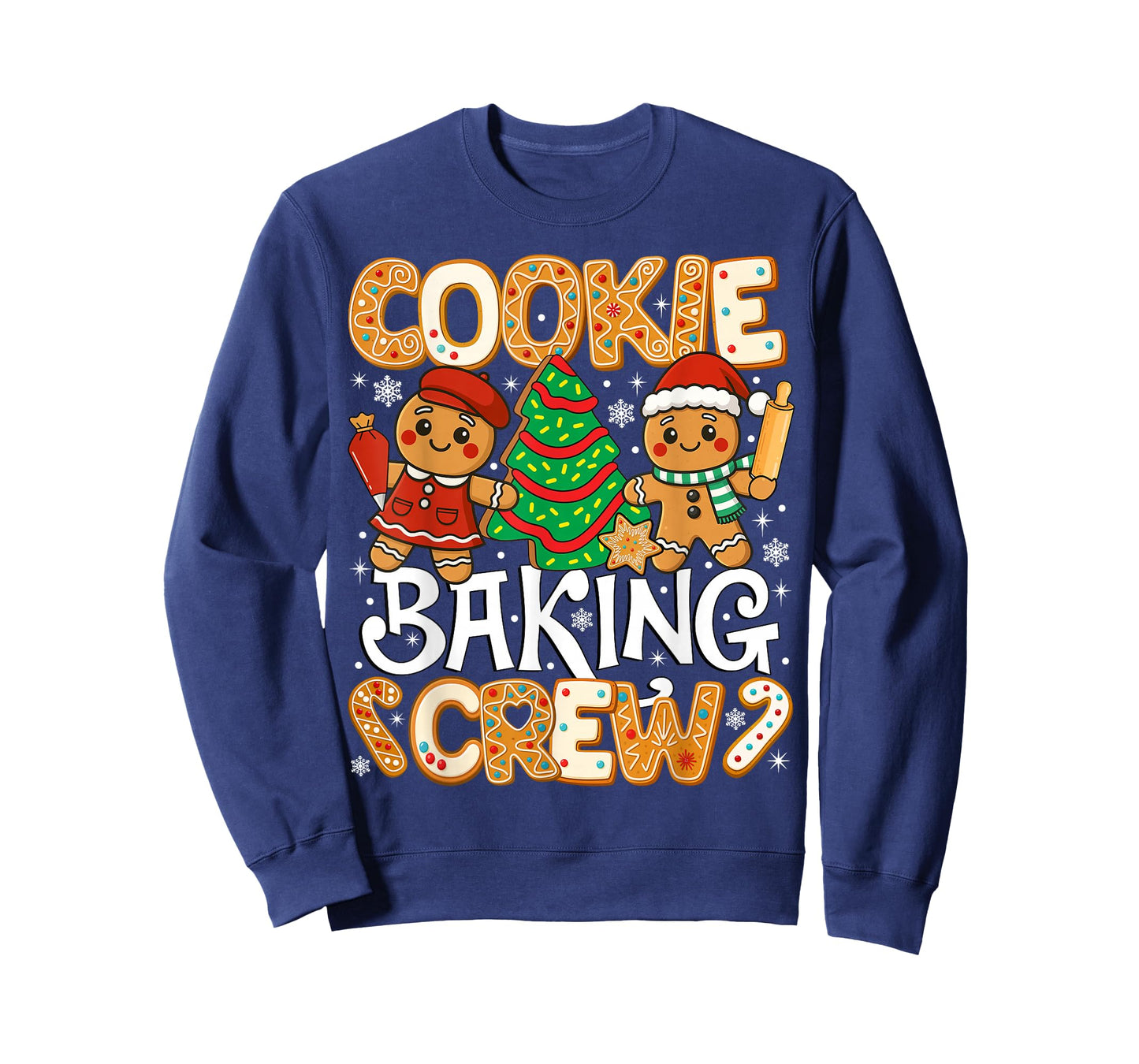 Christmas Cookie Baking Crew Family Baking Gingerbread Team T-Shirt
